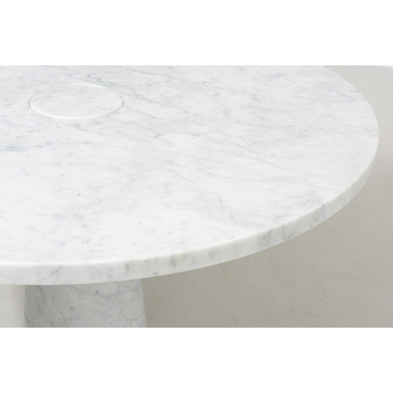 Vintage White 'Eros' Dining Table by Angelo Mangiarotti for Skipper, Italy 1970s