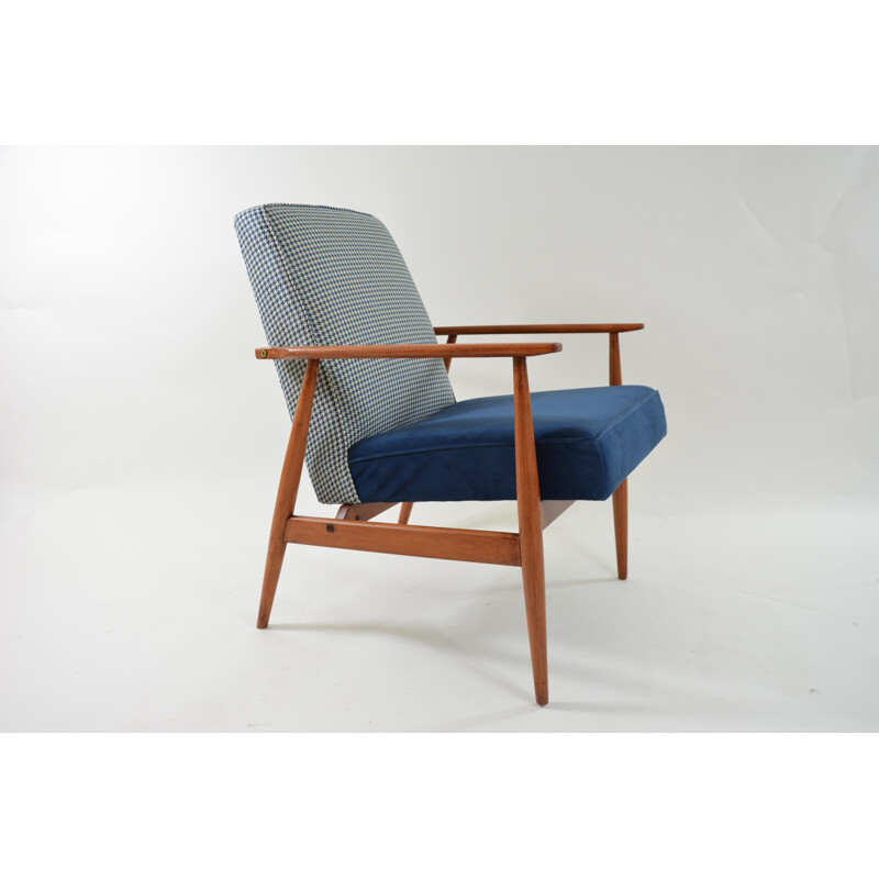 FOX vintage fauteuil, tweekleurig