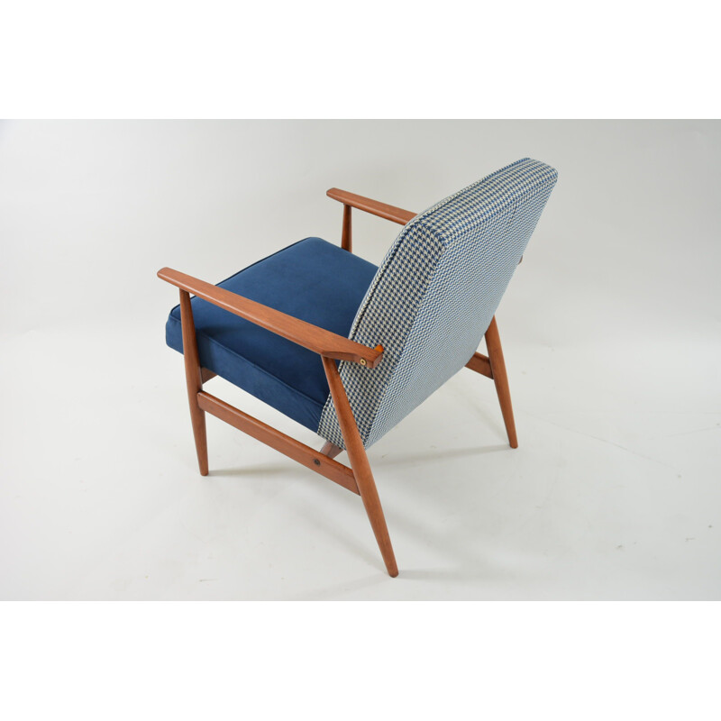 FOX vintage fauteuil, tweekleurig