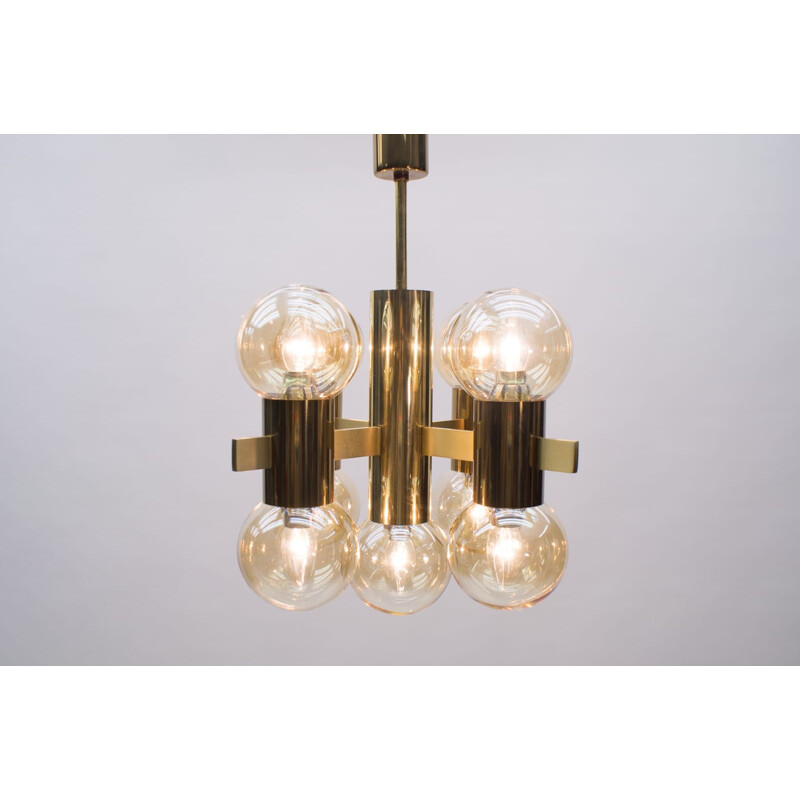 Vintage spoutnik ceiling light por Hans-Agne Jakobsson AB Markaryd, 1960.