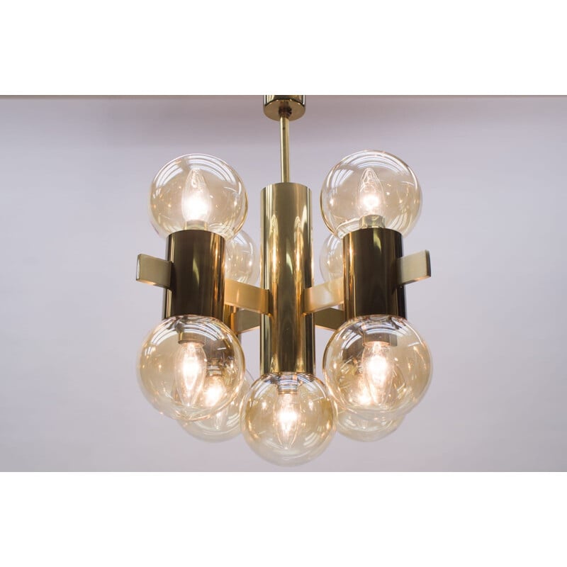 Vintage spoutnik ceiling light por Hans-Agne Jakobsson AB Markaryd, 1960.