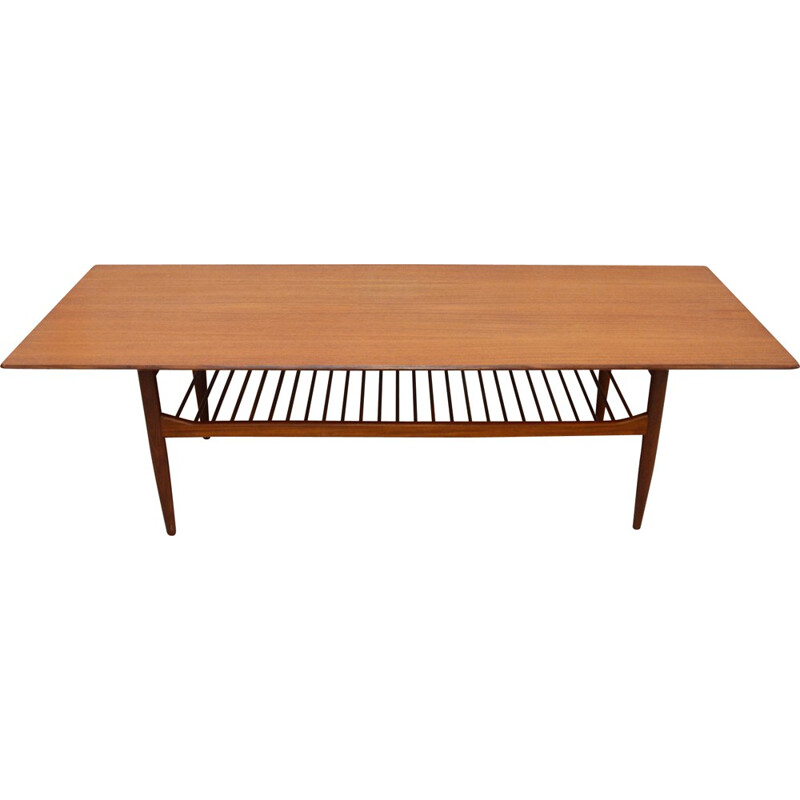 Mid-century G Plan large teak coffee table, Ib KOFOD LARSEN - 1960s