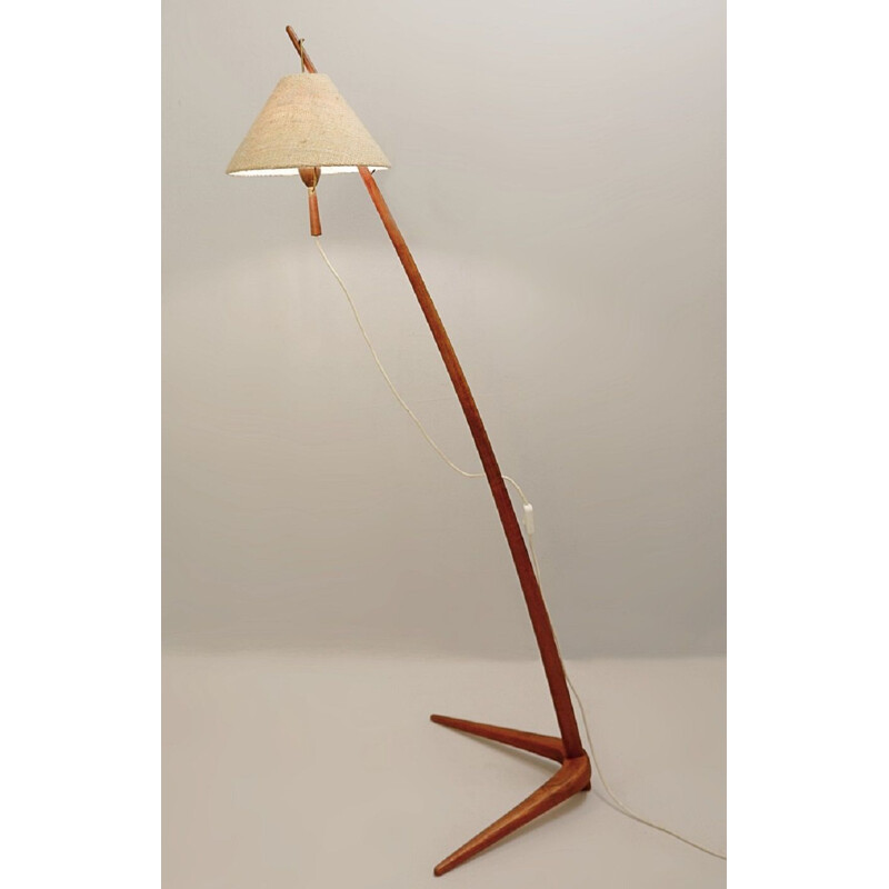 Vintage floor lamp Kalmar 'Dornstab' J.T. Austria 1947