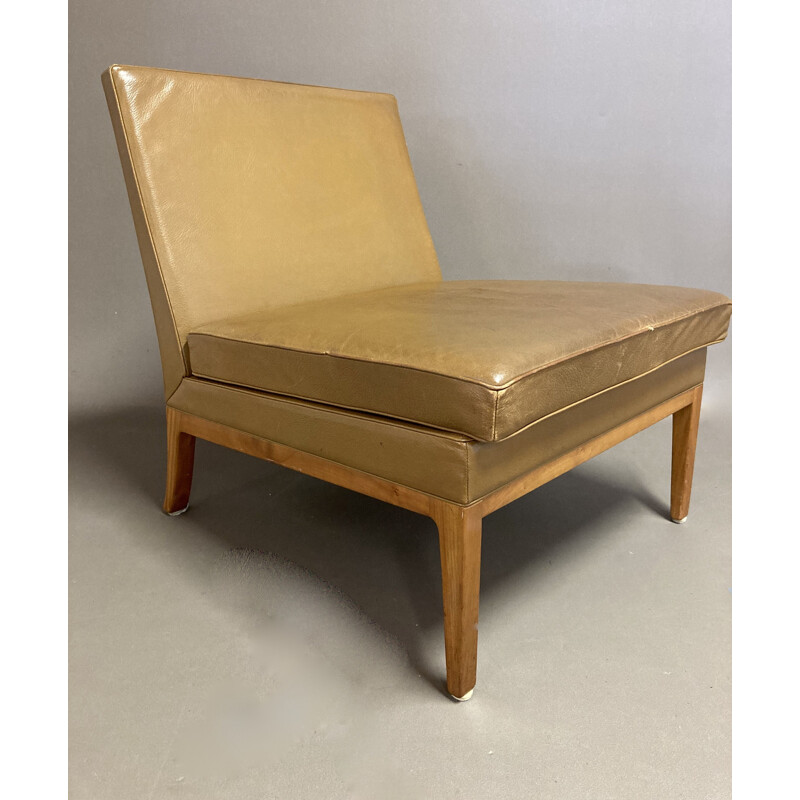 Fauteuil vintage cuir  Kill International 1960