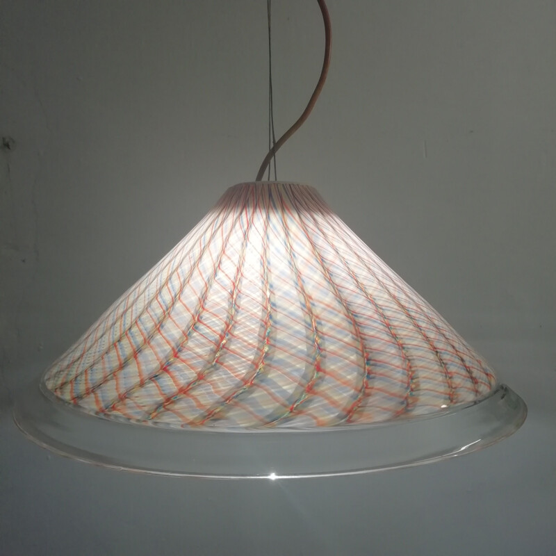 Vintage plafondlamp "De Majo" Murano 1980