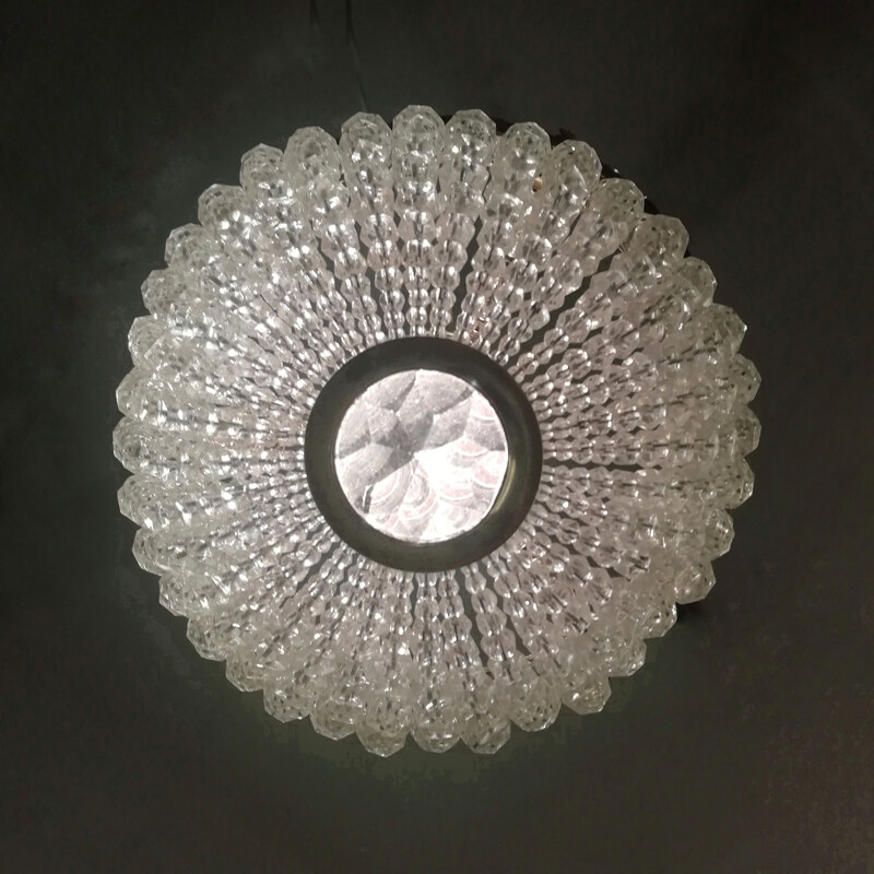Vintage Hollywood Regency ceiling lamp 1950s