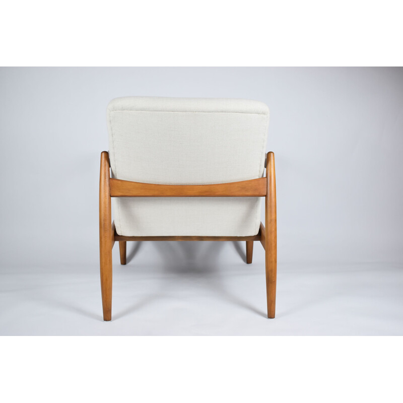 Vintage armchair E. Homa beige 1960s