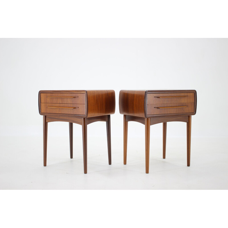 Pair of vintage Bedside Tables Johannes Andersen 1960s