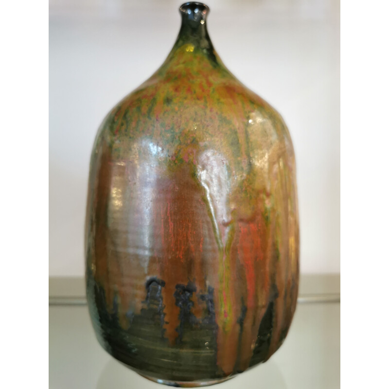 Vase vintage goutte céramique Ange