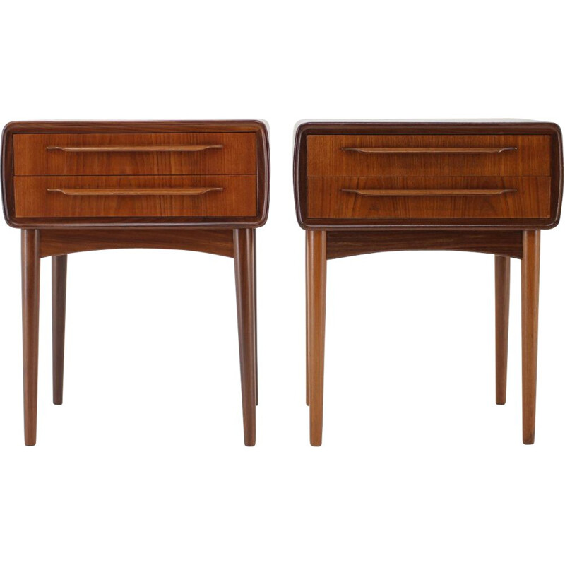 Pair of vintage Bedside Tables Johannes Andersen 1960s