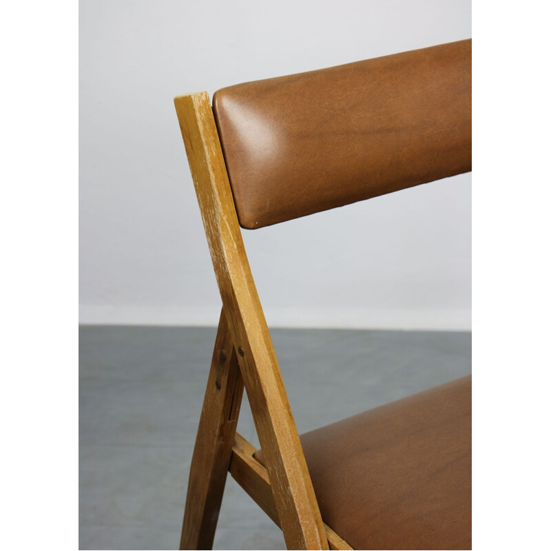 Vintage Folding Eden Chair by Gio Ponti