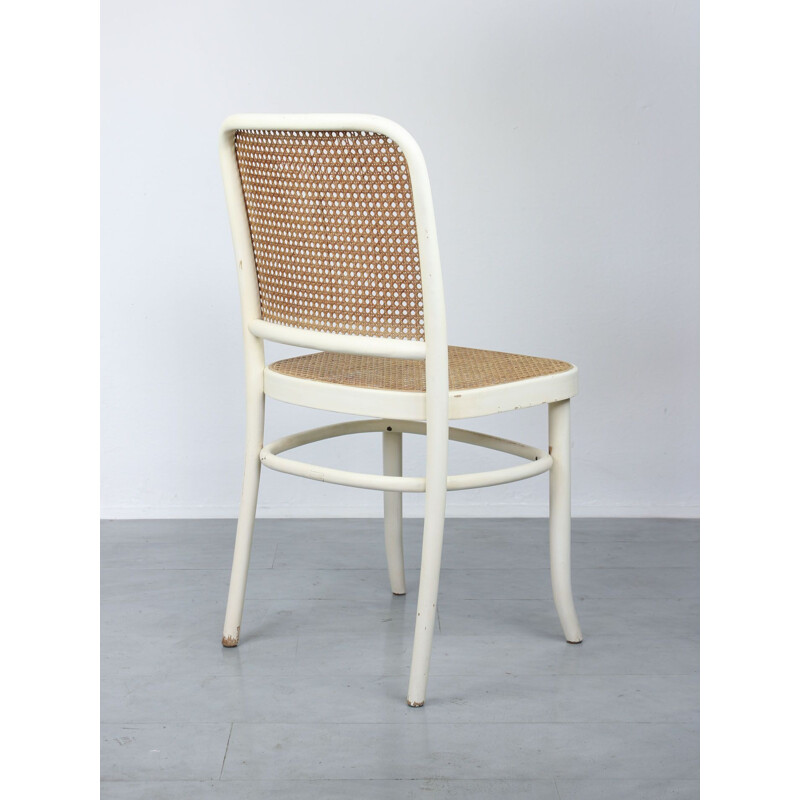 Pair of vintage No. 811 Dining Chairs by Josef Hoffmann for Thonet,