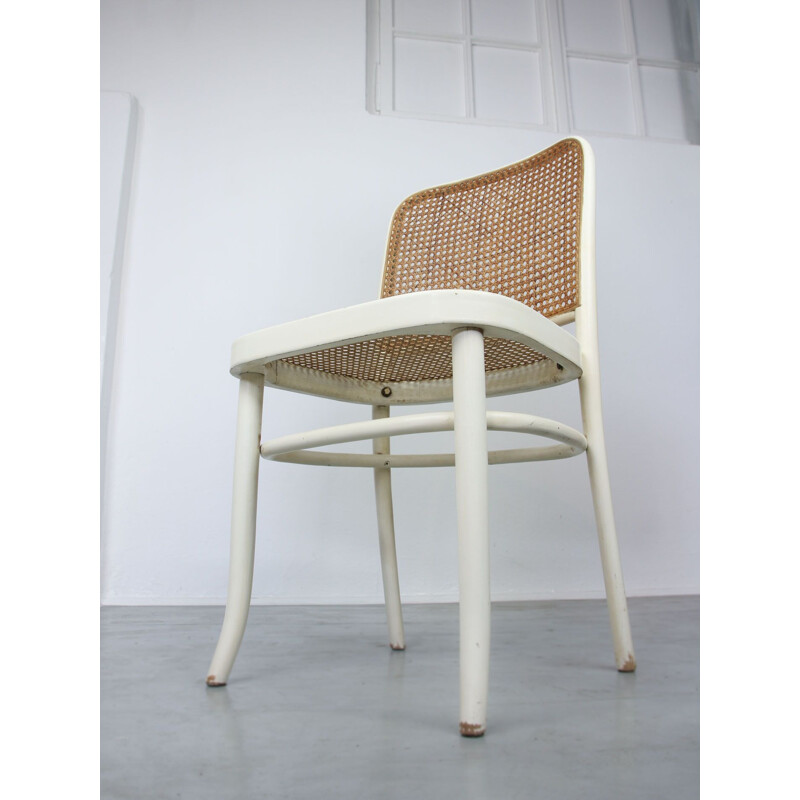 Pair of vintage No. 811 Dining Chairs by Josef Hoffmann for Thonet,