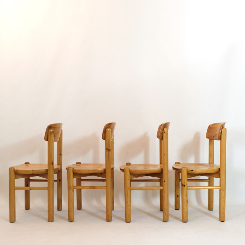 Set of 4 vintage chairs by Rainer Daumiller, 1970s