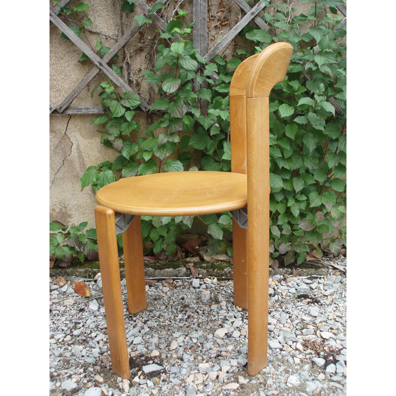 Série de 4 chaises vintage de Bruno Rey, 1971