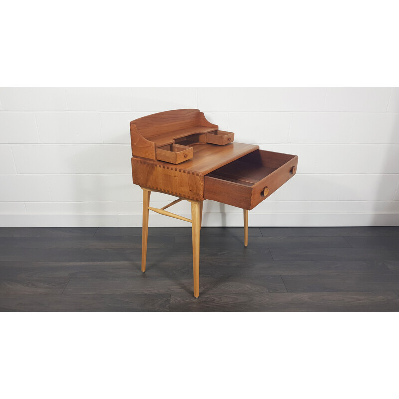 Bureau ou table vintage, écriture Ercol 1960