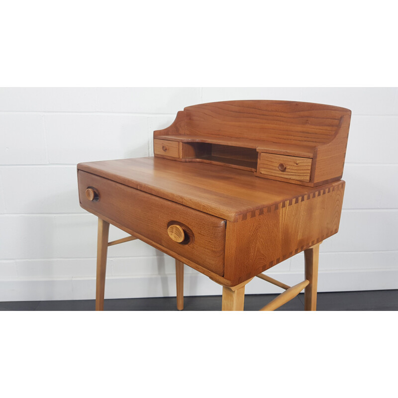 Bureau ou table vintage, écriture Ercol 1960