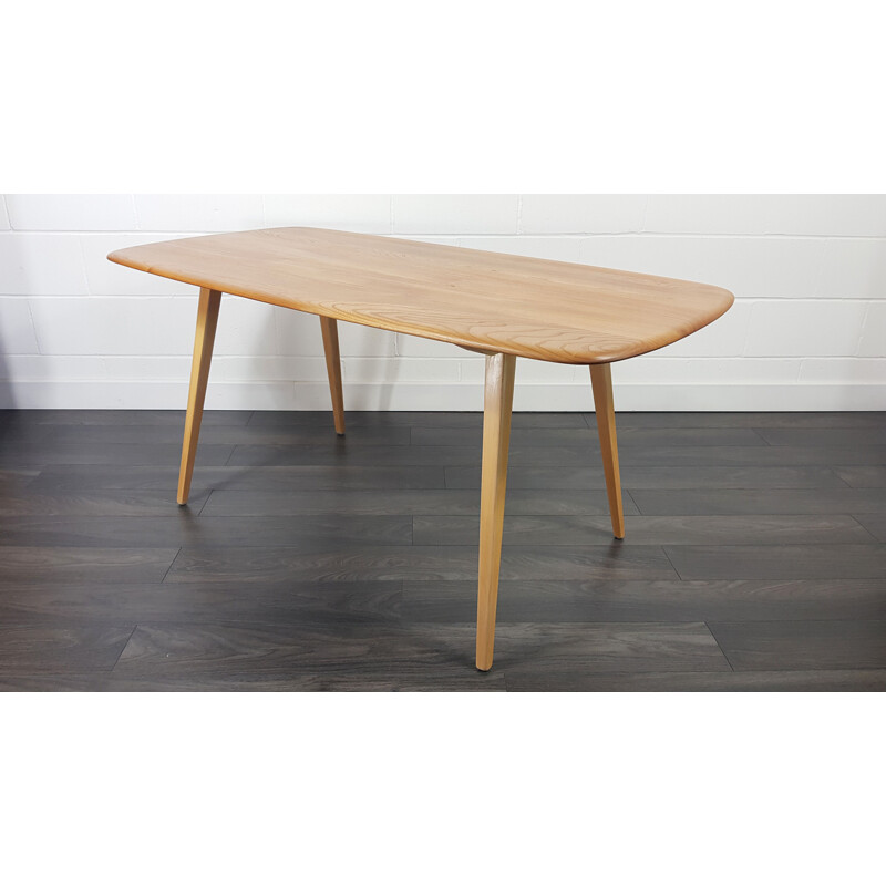 Vintage Dining Table, Ercol Plank 1960s