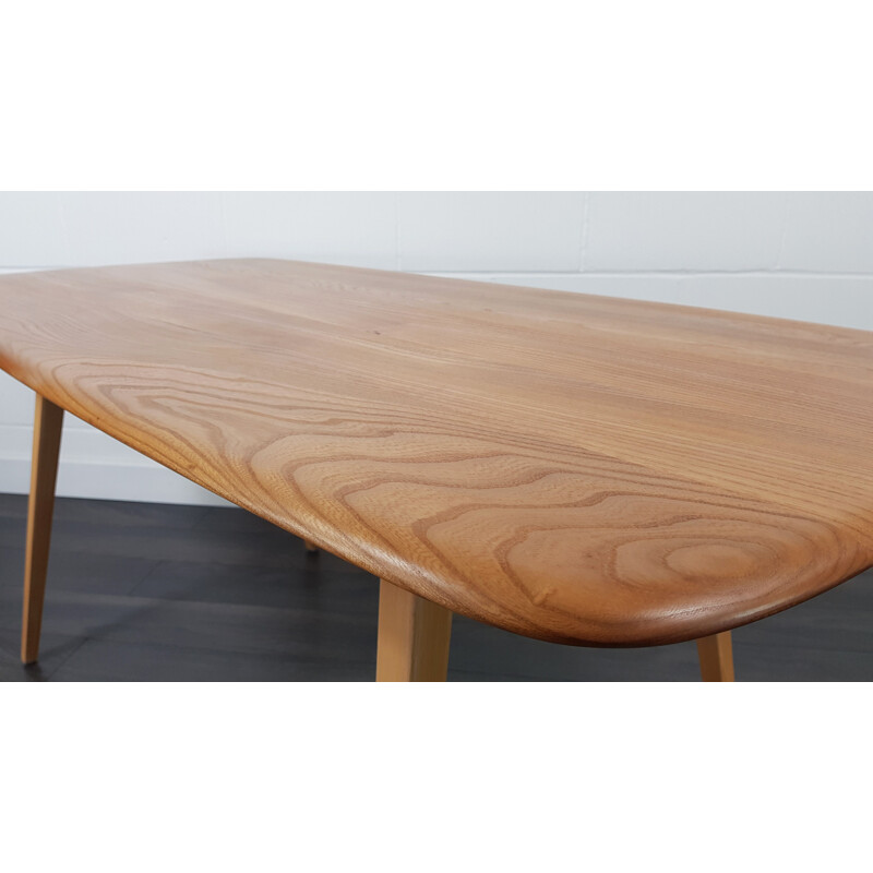 Vintage Dining Table, Ercol Plank 1960s