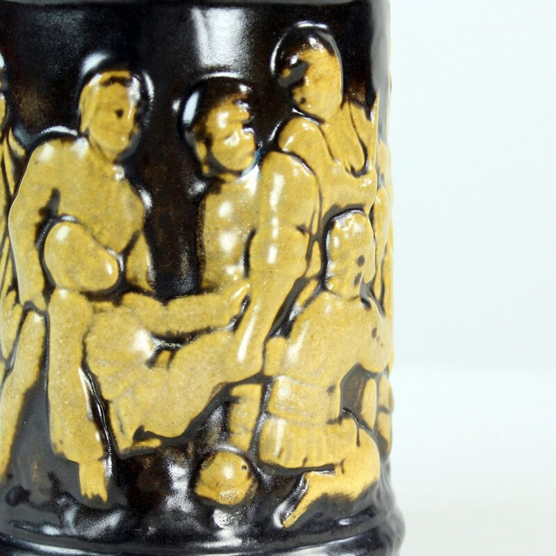 Vintage Ceramic Mug Czechoslovakia 1960s