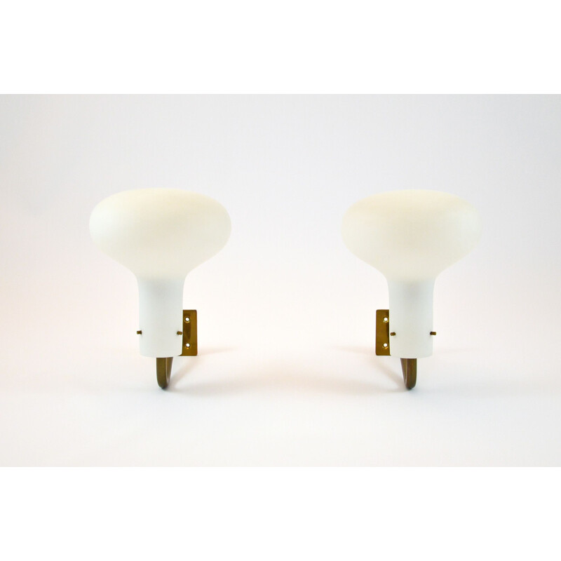 Set of 5 vintage Lp12A sconces by Ignazio Gardella for Azucena, 1959