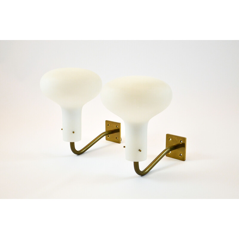 Set of 5 vintage Lp12A sconces by Ignazio Gardella for Azucena, 1959