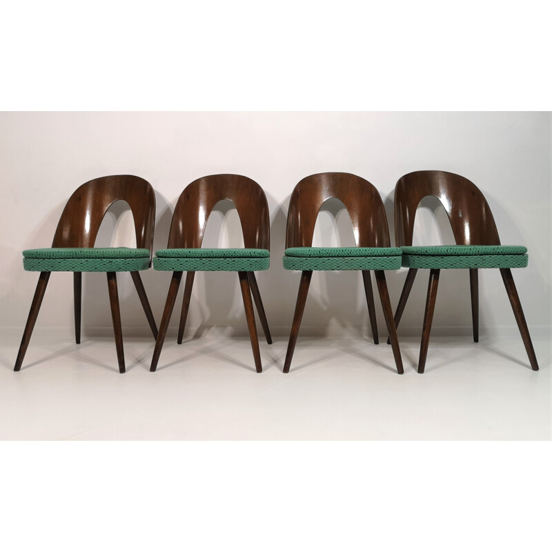 Set of 4 vintage chairs by Antonín Šuman 1960