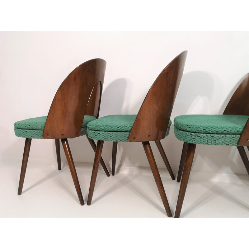 Set of 4 vintage chairs by Antonín Šuman 1960