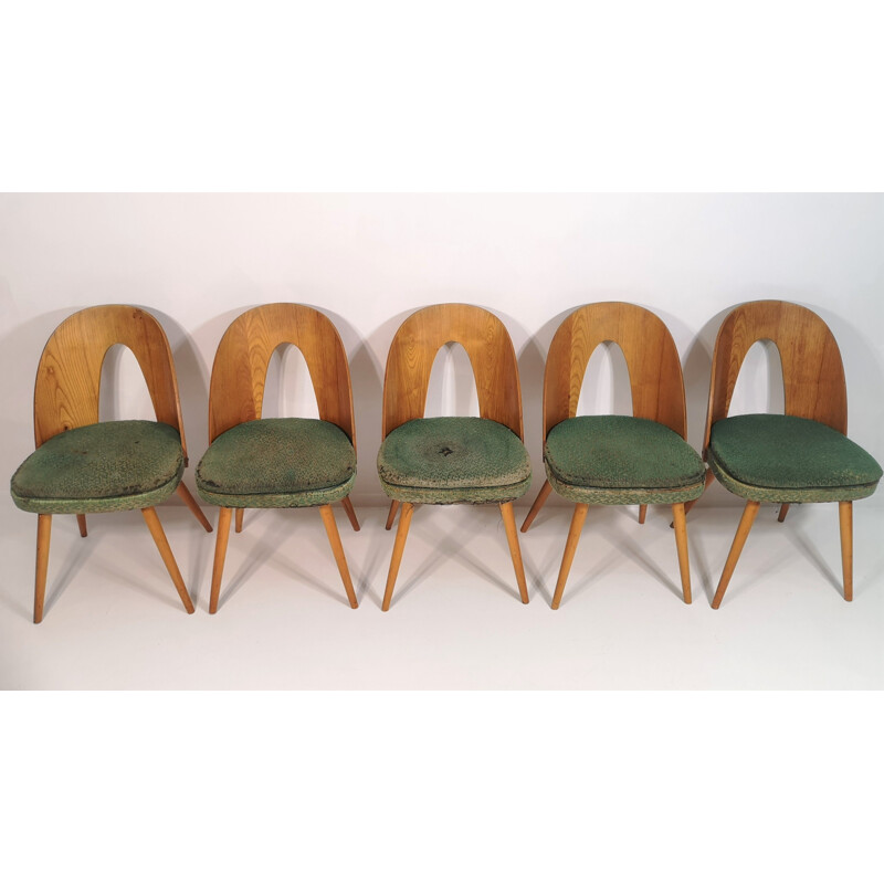 Set of 4 vintage Dining Chairs by Antonín Šuman, 1960s