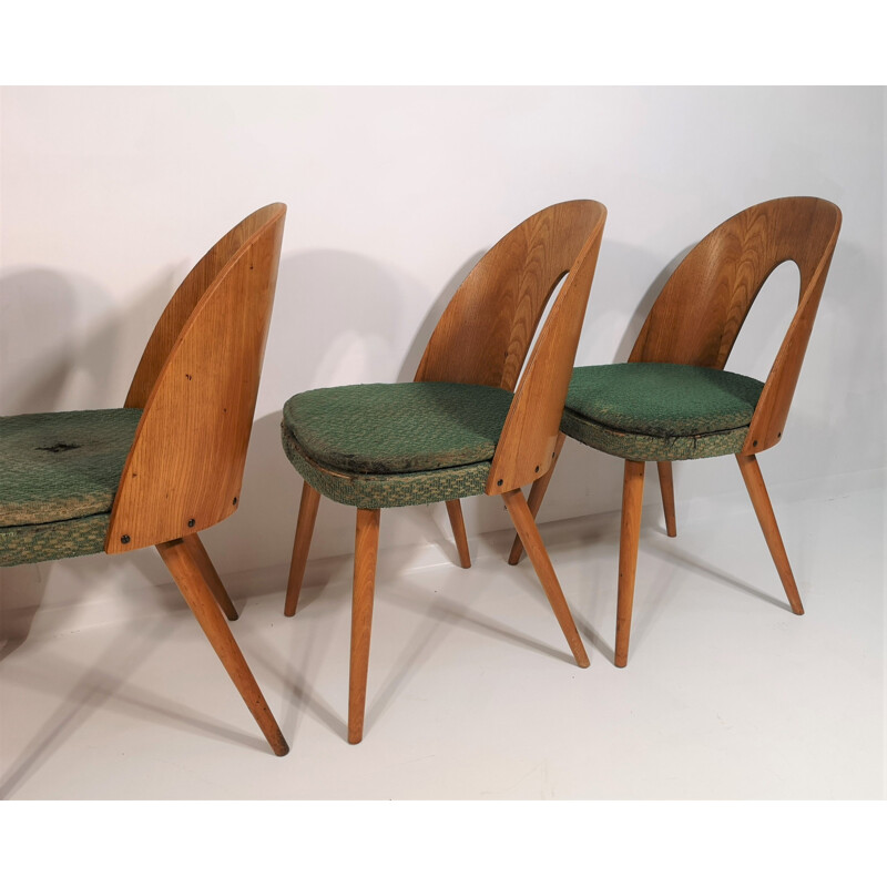 Set of 4 vintage Dining Chairs by Antonín Šuman, 1960s