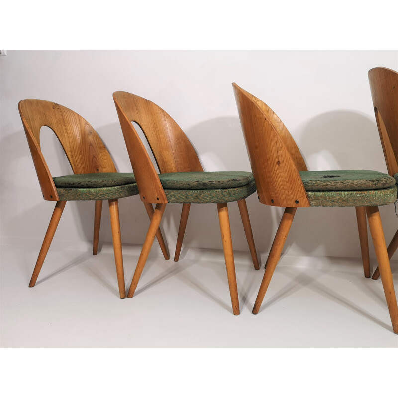 Set of 4 vintage Dining Chairs by Antonín Šuman, 1960s