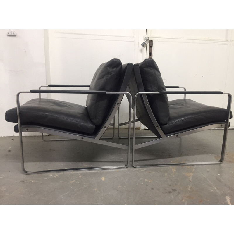 Paire de fauteuils vintage modèle 710 de Preben Fabricius