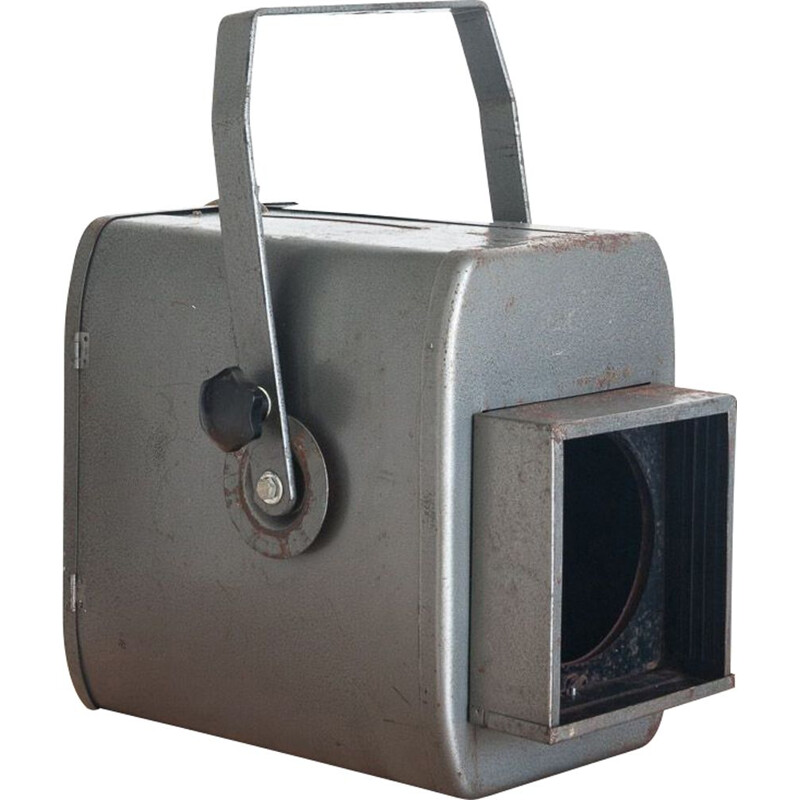 Vintage metal photography projector, Spain 1970