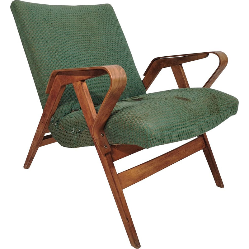 Fauteuil vintage de František Jirák pour Tatra Nábytok 1960