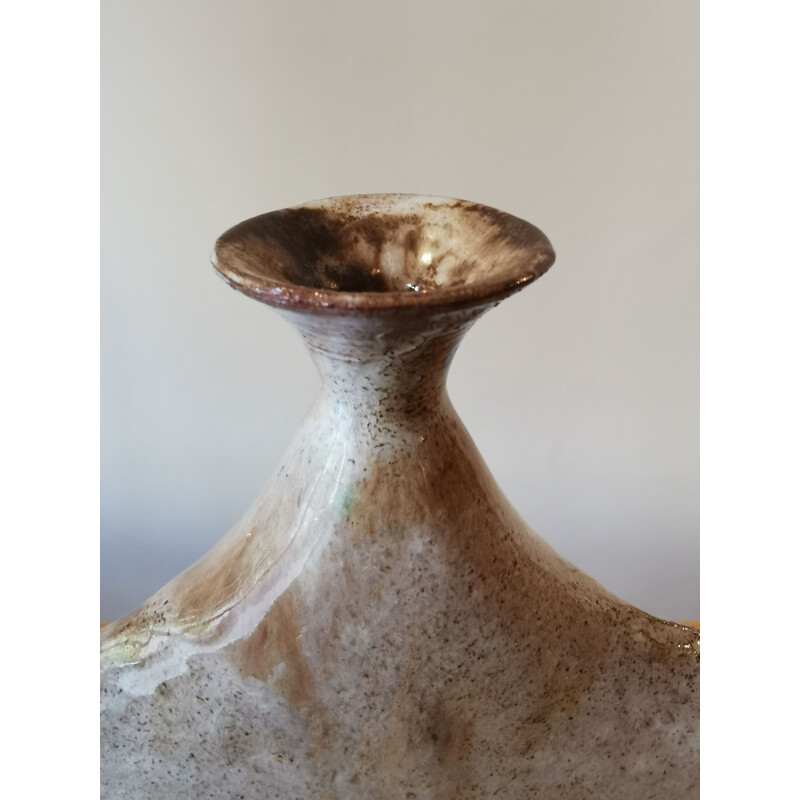 Vintage Atypical ceramic vase 1970