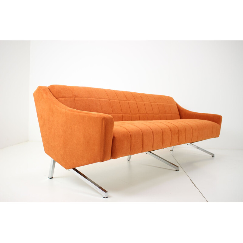 Vintage 3-seather sofa, Italian 1970s