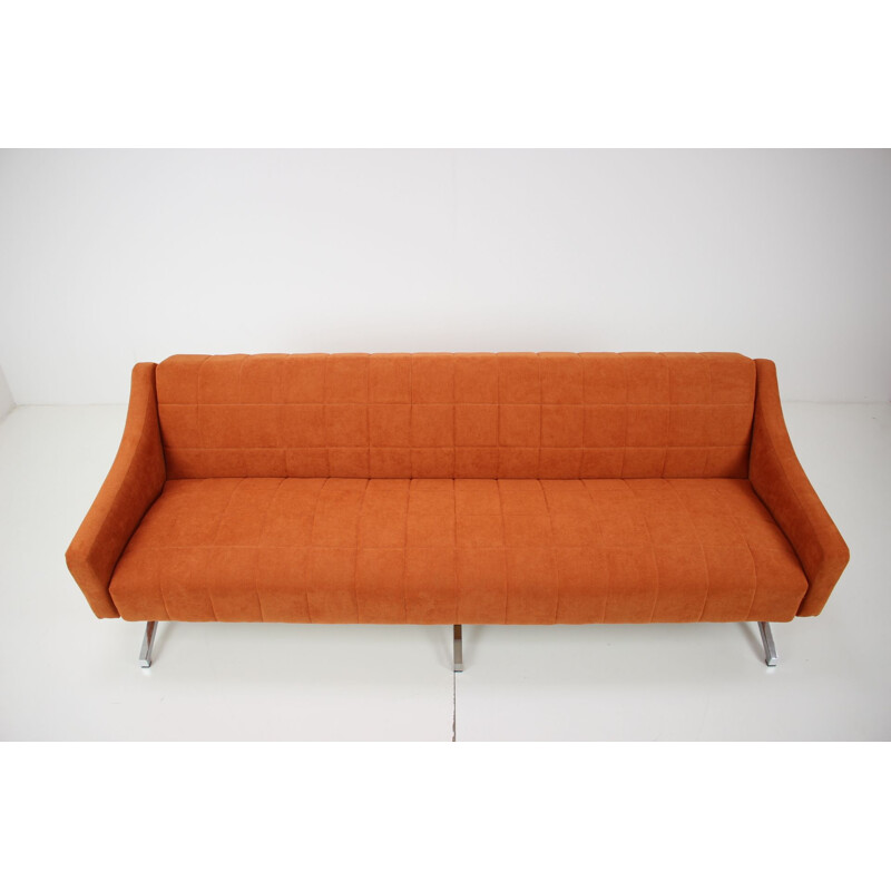 Vintage 3-seather sofa, Italian 1970s