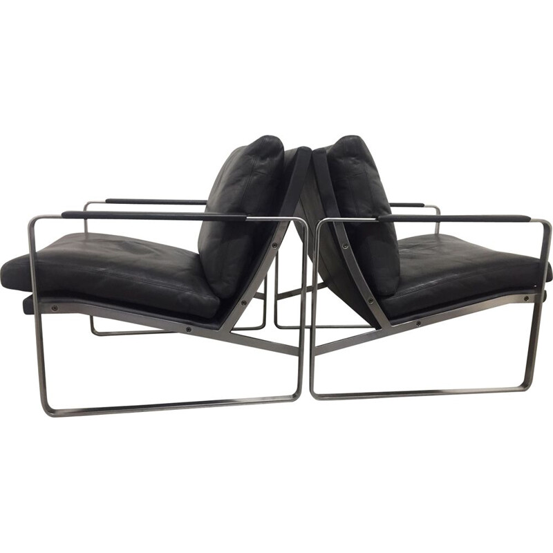 Paire de fauteuils vintage modèle 710 de Preben Fabricius