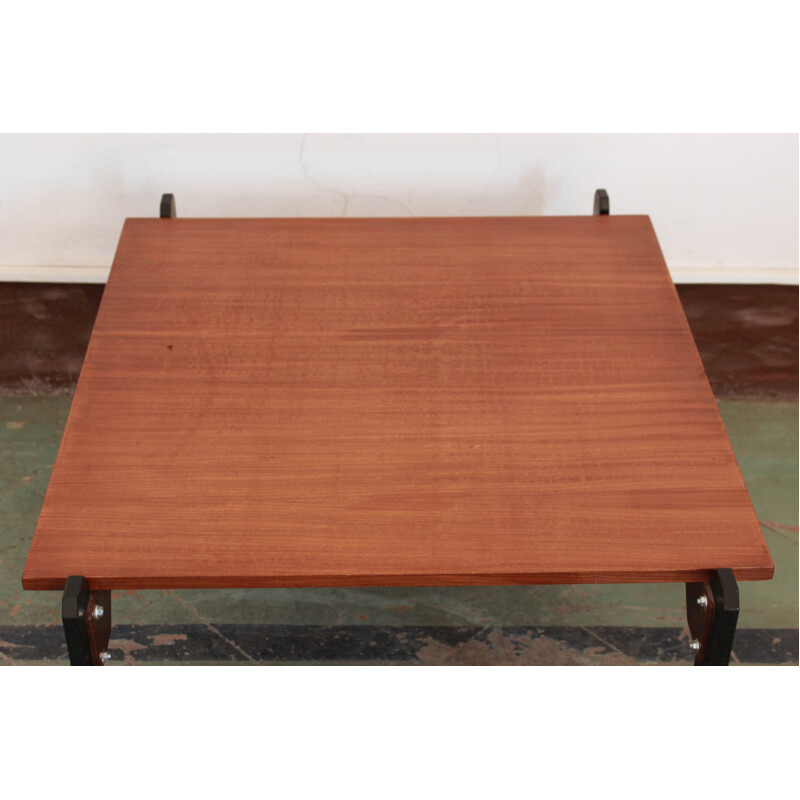 Vitnage Scandinavia coffee table with mahogany top, 1950
