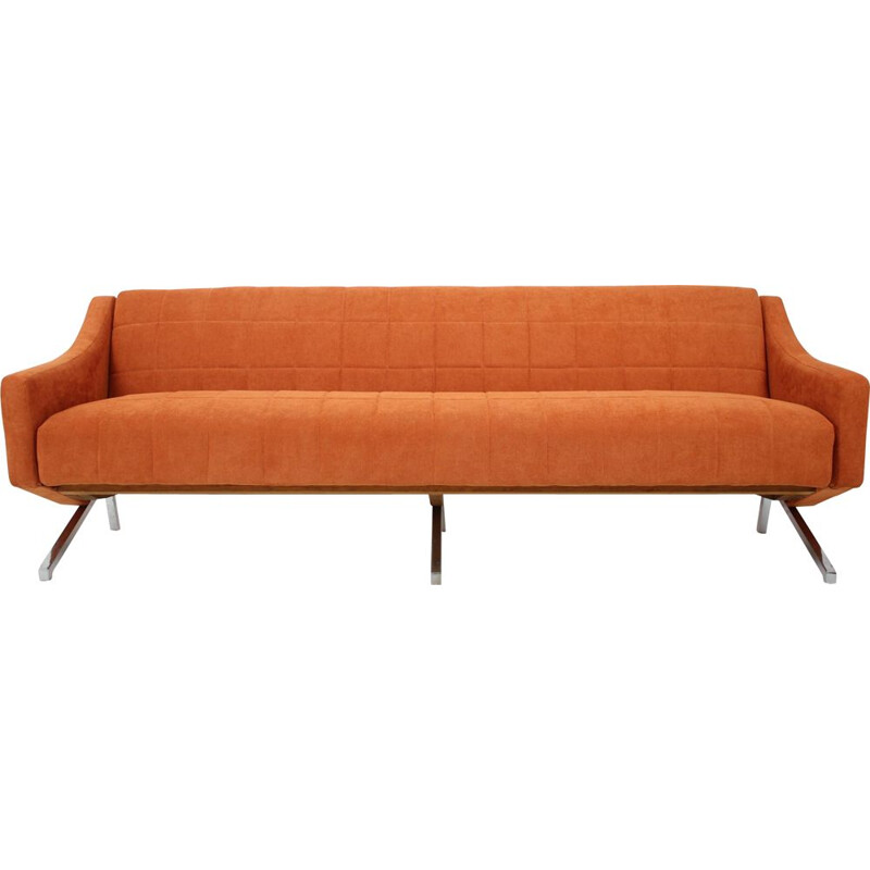 Vintage 3-seather sofa, Italian 1970s