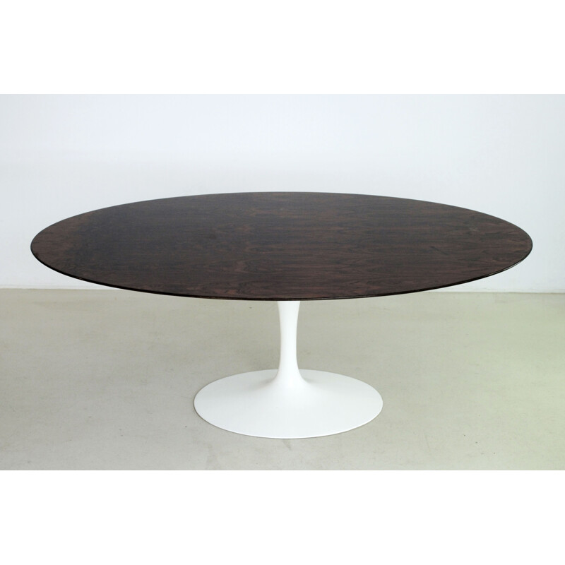 Knoll oval table in Rio rosewood, Eero SAARINEN - 1970s