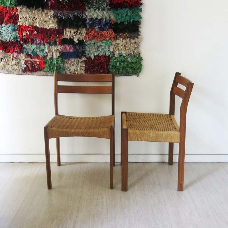 Suite de 6 chaises à repas Mogens Kold, Arne HOVMAND OLSEN - 1970