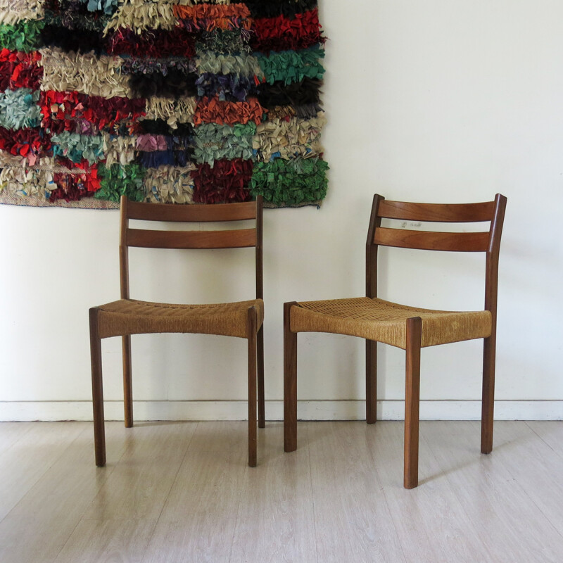 Suite de 6 chaises à repas Mogens Kold, Arne HOVMAND OLSEN - 1970