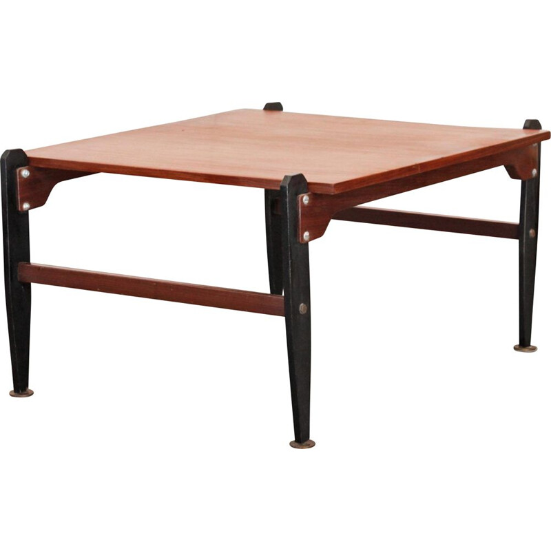 Vitnage Scandinavia coffee table with mahogany top, 1950