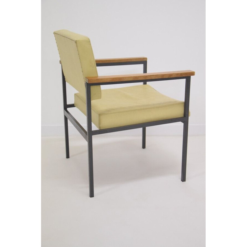Vintage office armchair Chauffeuse entrance room Guariche 1960
