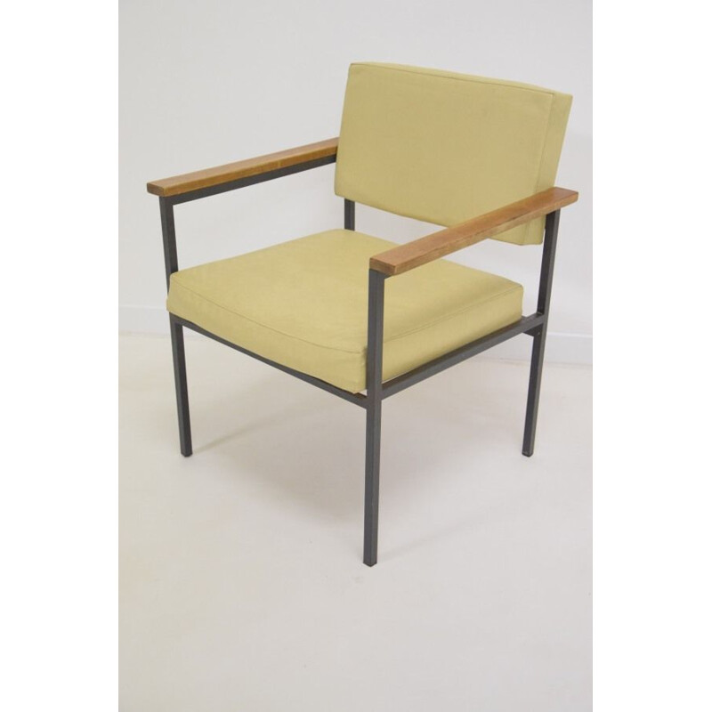 Vintage office armchair Chauffeuse entrance room Guariche 1960