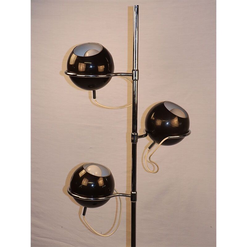 Vintage floor lamp by Etienne Fermigier Monix 1960