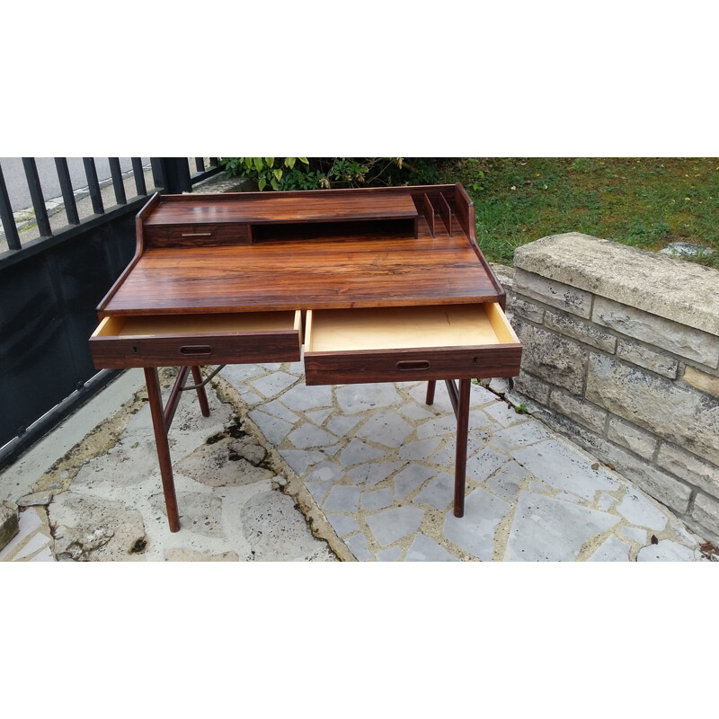 Vintage desk model 56 in rosewood by Arne Wahl Iversen for Vinde Møbelfabrik, 1961