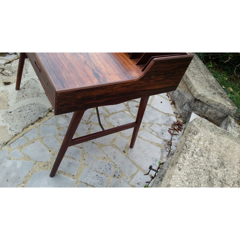 Vintage desk model 56 in rosewood by Arne Wahl Iversen for Vinde Møbelfabrik, 1961