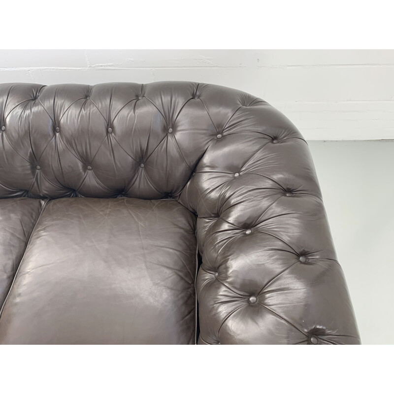 Canapé Chesterfield vintage Angleterre